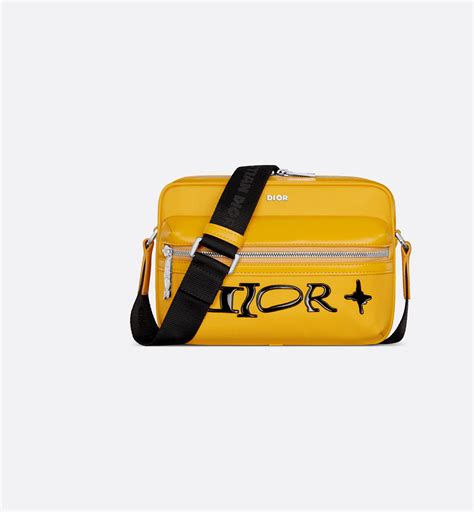 DIOR AND LEWIS HAMILTON Mini Rider 2.0 Zipped Messenger 